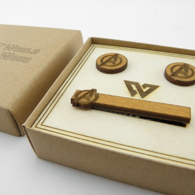 Σετ Μανικετόκουμπα και Κλιπ Γραβάτας 