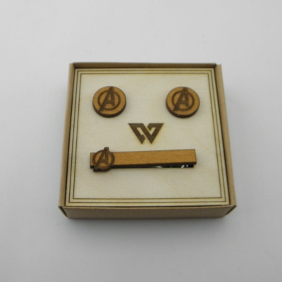 Σετ Μανικετόκουμπα και Κλιπ Γραβάτας 