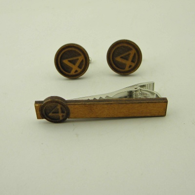 Σετ Μανικετόκουμπα και Κλιπ Γραβάτας 