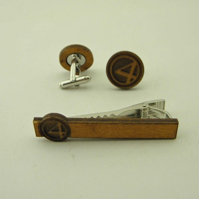 Σετ Μανικετόκουμπα και Κλιπ Γραβάτας 