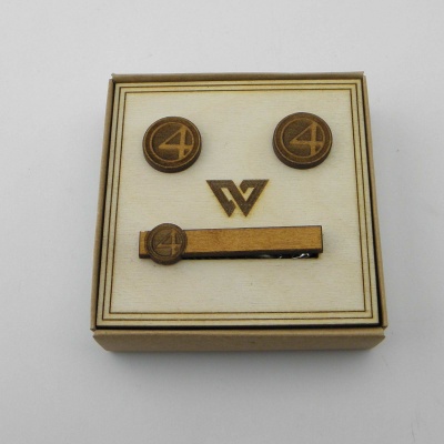 Σετ Μανικετόκουμπα και Κλιπ Γραβάτας 