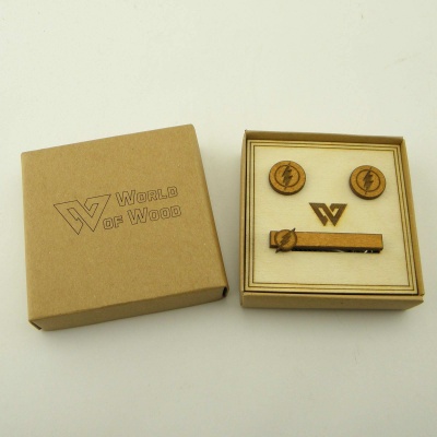 Σετ Μανικετόκουμπα και Κλιπ Γραβάτας 