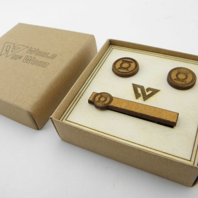 Σετ Μανικετόκουμπα και Κλιπ Γραβάτας 