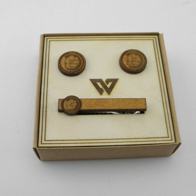 Σετ Μανικετόκουμπα και Κλιπ Γραβάτας 