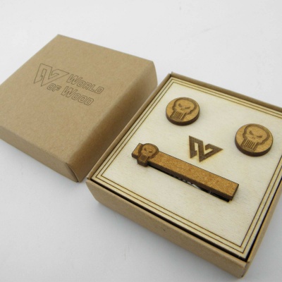 Σετ Μανικετόκουμπα και Κλιπ Γραβάτας 